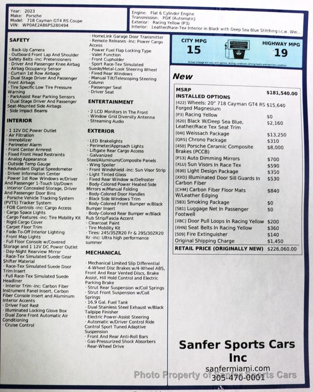 2023 Porsche 718 Cayman GT4 RS Coupe - 22994079 - 41