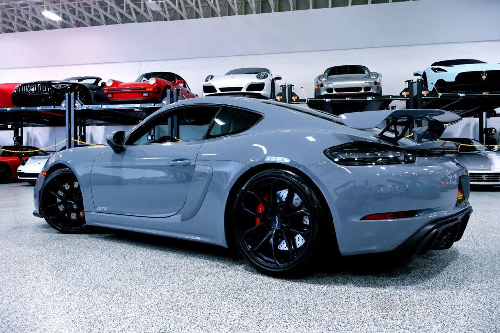 2023 Porsche 718 GT4 MANUAL ARCTIC GREY...5,355 Miles...Rare 6sp Manual  - 22900560 - 9