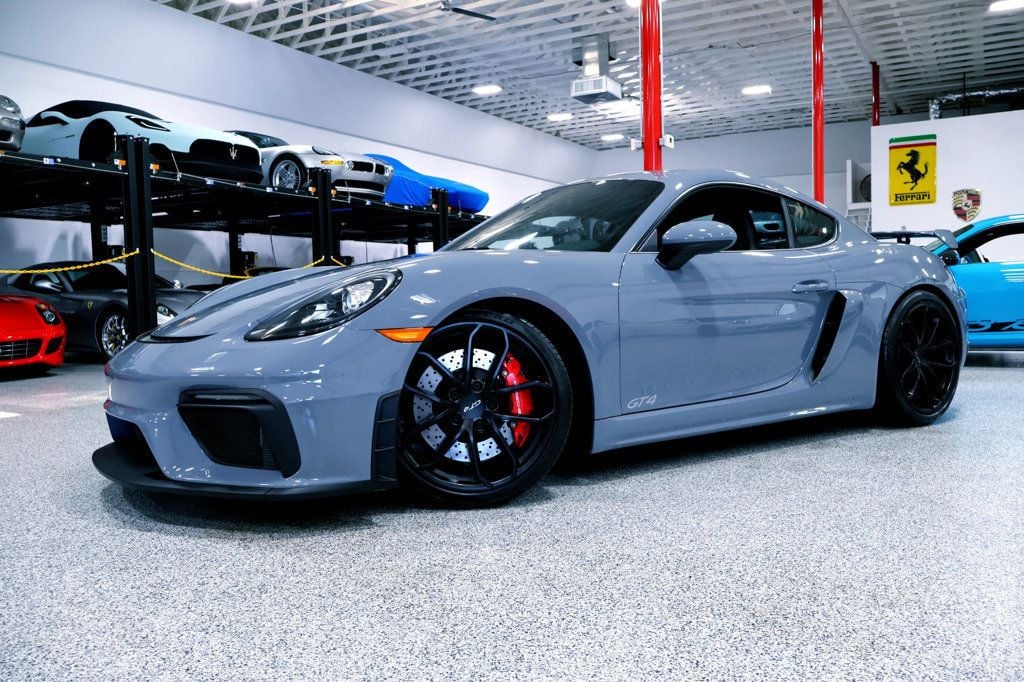 2023 Porsche 718 GT4 MANUAL ARCTIC GREY...5,355 Miles...Rare 6sp Manual  - 22900560 - 4