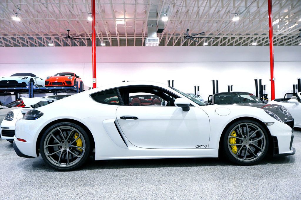 2023 Porsche 718 GT4 MANUAL CARRERA WHITE...4,855 Miles...Rare 6sp Manual  - 22961363 - 10