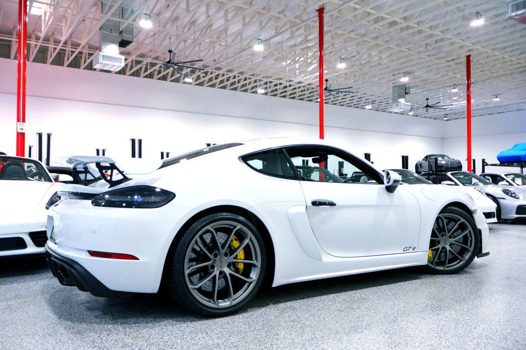2023 Porsche 718 GT4 MANUAL CARRERA WHITE...4,855 Miles...Rare 6sp Manual  - 22961363 - 11