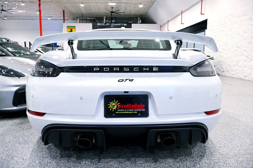 2023 Porsche 718 GT4 MANUAL CARRERA WHITE...4,855 Miles...Rare 6sp Manual  - 22961363 - 14