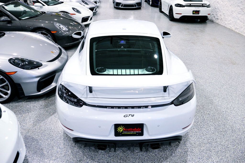 2023 Porsche 718 GT4 MANUAL CARRERA WHITE...4,855 Miles...Rare 6sp Manual  - 22961363 - 15