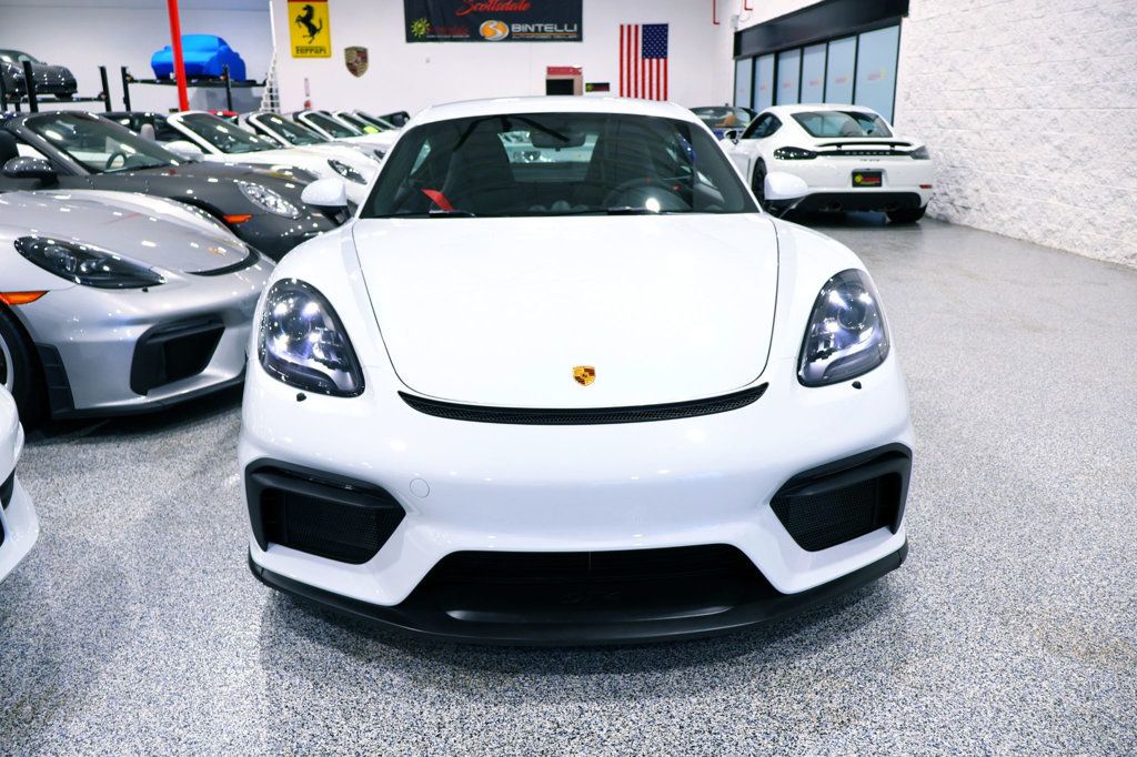2023 Porsche 718 GT4 MANUAL CARRERA WHITE...4,855 Miles...Rare 6sp Manual  - 22961363 - 17