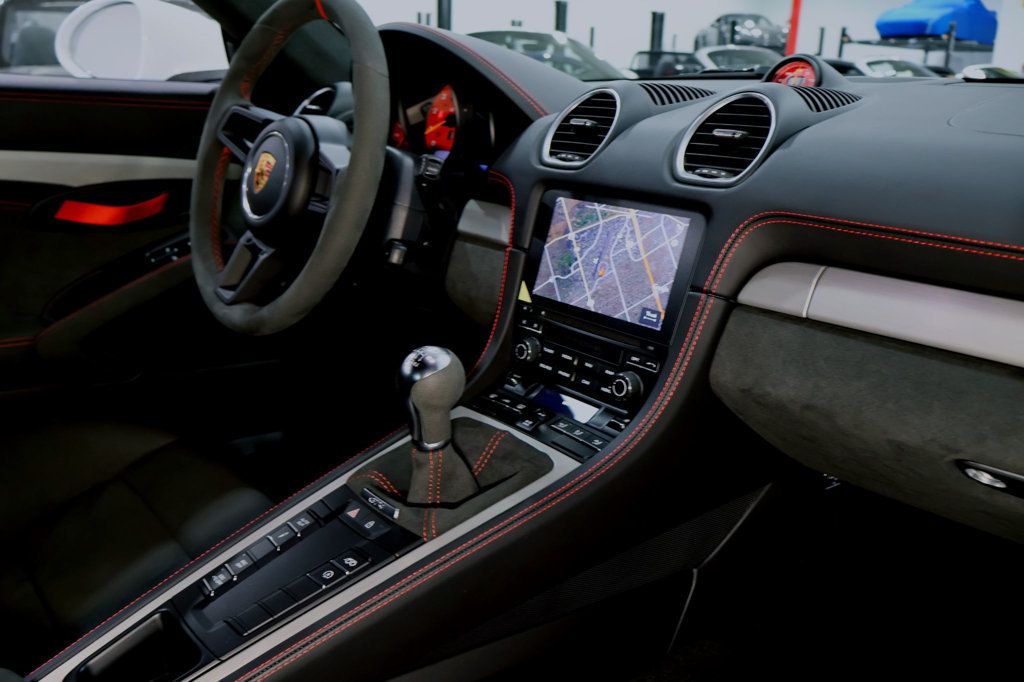 2023 Porsche 718 GT4 MANUAL CARRERA WHITE...4,855 Miles...Rare 6sp Manual  - 22961363 - 29