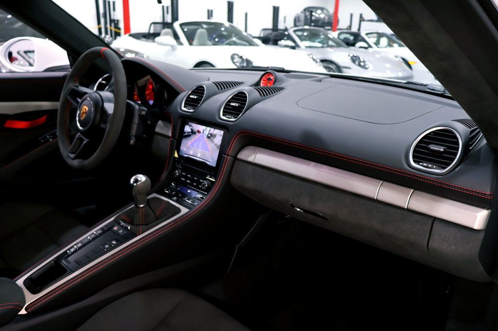 2023 Porsche 718 GT4 MANUAL CARRERA WHITE...4,855 Miles...Rare 6sp Manual  - 22961363 - 30