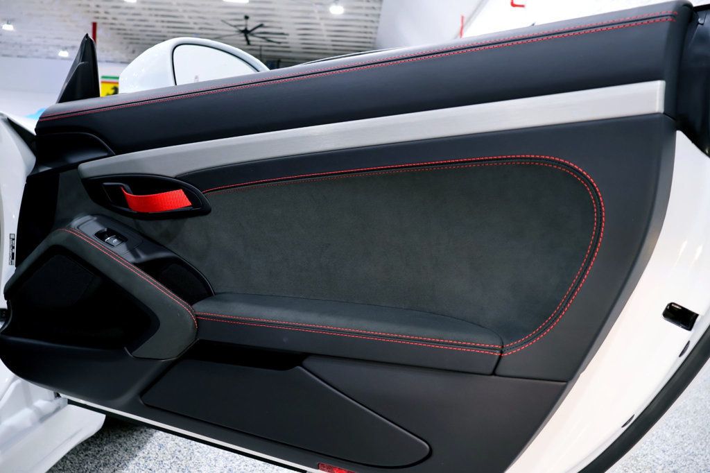 2023 Porsche 718 GT4 MANUAL CARRERA WHITE...4,855 Miles...Rare 6sp Manual  - 22961363 - 31