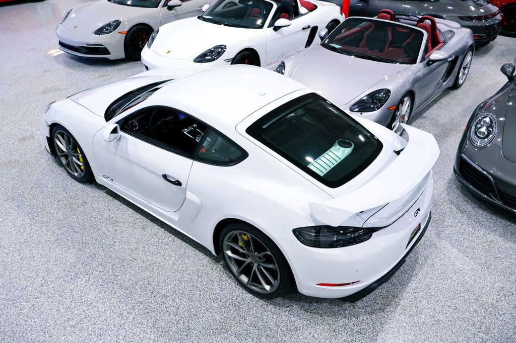 2023 Porsche 718 GT4 MANUAL CARRERA WHITE...4,855 Miles...Rare 6sp Manual  - 22961363 - 8