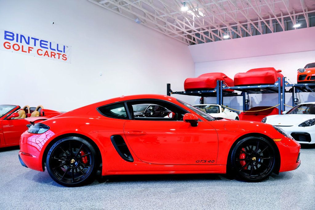 2023 Porsche 718 GTS 4.0 COUPE GUARDS RED...2,897Miles...Rare 6sp Manual - 22971835 - 10