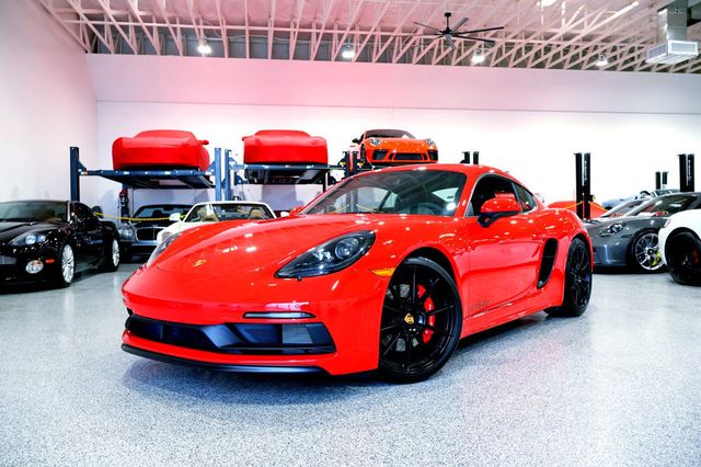 2023 Porsche 718 GTS 4.0 COUPE GUARDS RED...2,897Miles...Rare 6sp Manual - 22971835 - 2