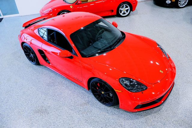 2023 Porsche 718 GTS 4.0 COUPE GUARDS RED...2,897Miles...Rare 6sp Manual - 22971835 - 5