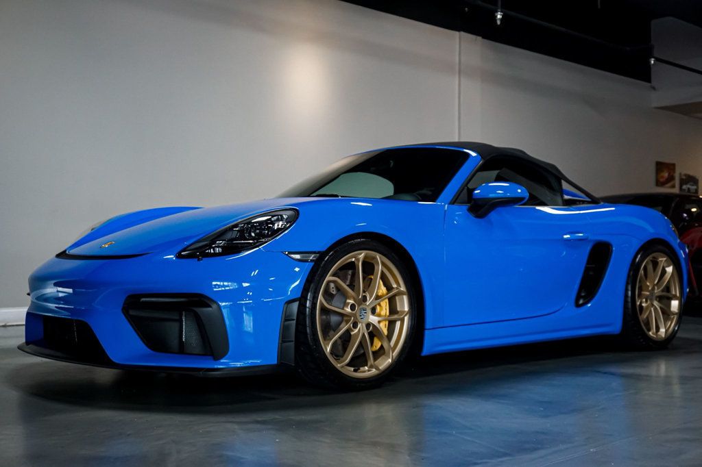 2023 Porsche 718 Spyder *718 Spyder* *6-Speed Manual* *Only 3k Miles* *Shark Blue* *PPF* - 23068097 - 2