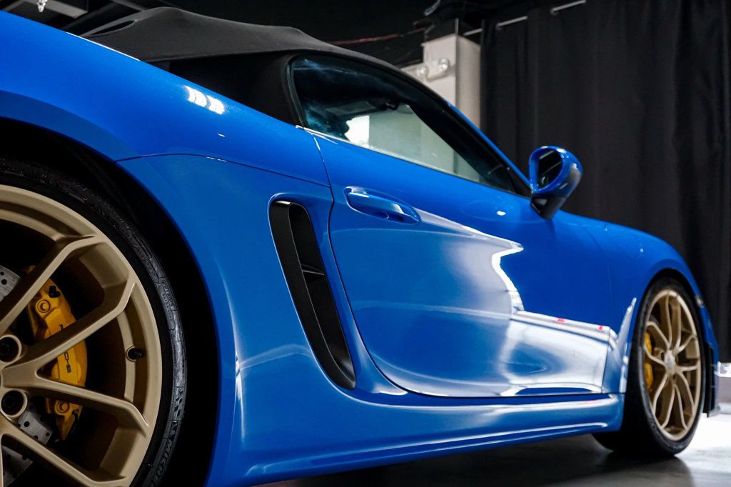 2023 Porsche 718 Spyder *718 Spyder* *6-Speed Manual* *Only 3k Miles* *Shark Blue* *PPF* - 23068097 - 40