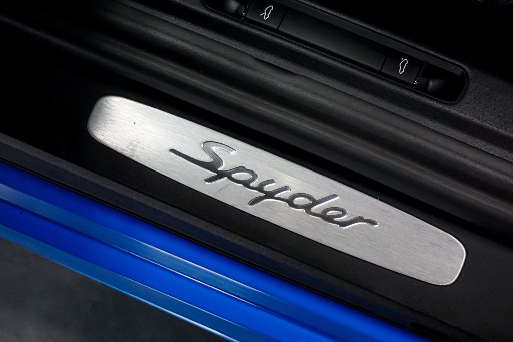 2023 Porsche 718 Spyder *718 Spyder* *6-Speed Manual* *Only 3k Miles* *Shark Blue* *PPF* - 23068097 - 68