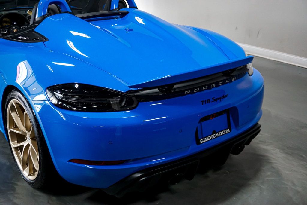 2023 Porsche 718 Spyder *718 Spyder* *6-Speed Manual* *Only 3k Miles* *Shark Blue* *PPF* - 23068097 - 90