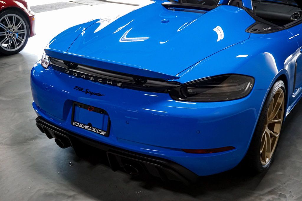 2023 Porsche 718 Spyder *718 Spyder* *6-Speed Manual* *Only 3k Miles* *Shark Blue* *PPF* - 23068097 - 91