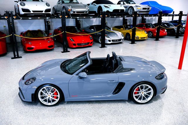2023 Porsche 718 SPYDER Manual ARCTIC GREY...890 Miles...Rare 6sp Manual  - 22900830 - 0
