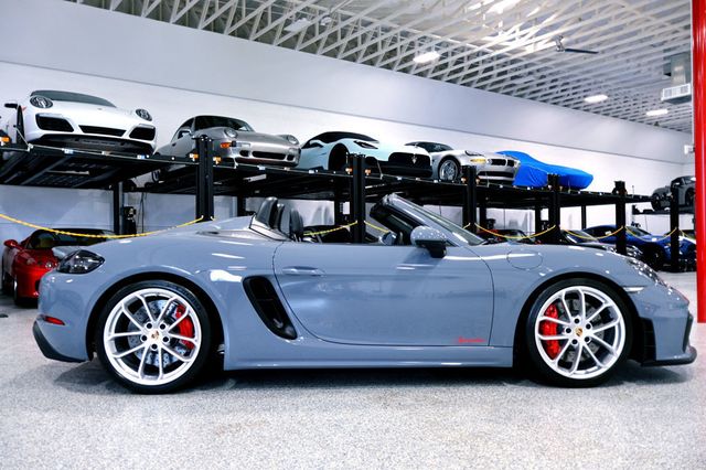 2023 Porsche 718 SPYDER Manual ARCTIC GREY...890 Miles...Rare 6sp Manual  - 22900830 - 9