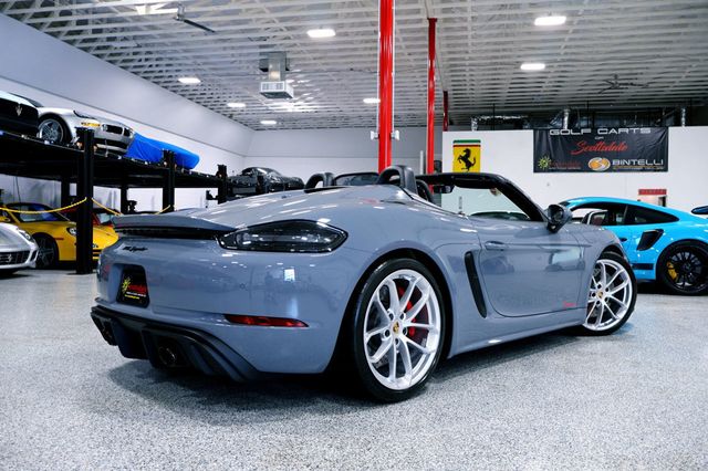 2023 Porsche 718 SPYDER Manual ARCTIC GREY...890 Miles...Rare 6sp Manual  - 22900830 - 11