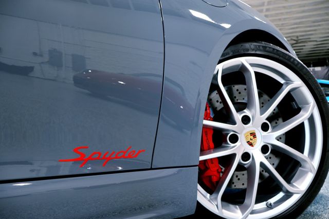 2023 Porsche 718 SPYDER Manual ARCTIC GREY...890 Miles...Rare 6sp Manual  - 22900830 - 32