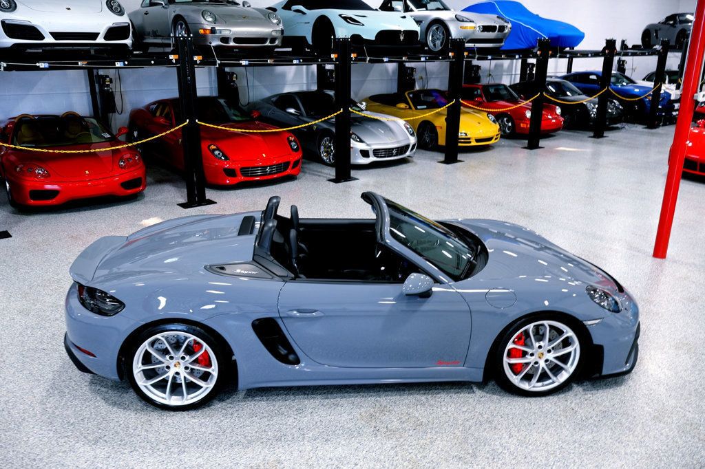 2023 Porsche 718 SPYDER Manual ARCTIC GREY...890 Miles...Rare 6sp Manual  - 22900830 - 5