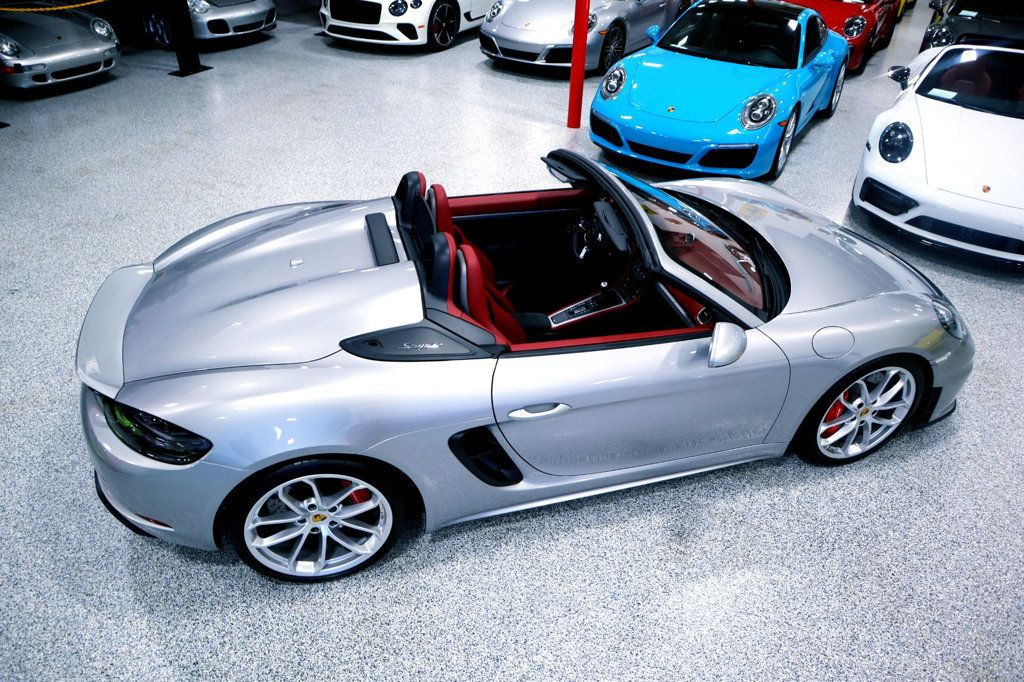 2023 Porsche 718 SPYDER Manual GT SILVER...3,513 Miles...Rare 6sp Manual  - 22783460 - 9