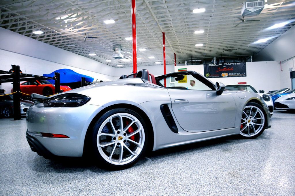 2023 Porsche 718 SPYDER Manual GT SILVER...3,513 Miles...Rare 6sp Manual  - 22783460 - 12