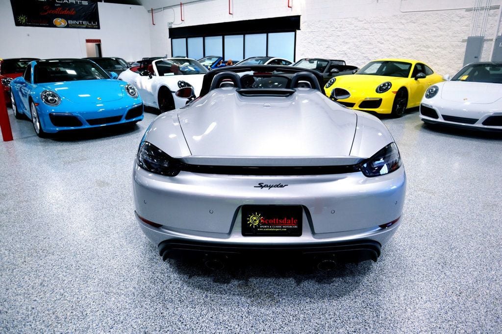 2023 Porsche 718 SPYDER Manual GT SILVER...3,513 Miles...Rare 6sp Manual  - 22783460 - 14