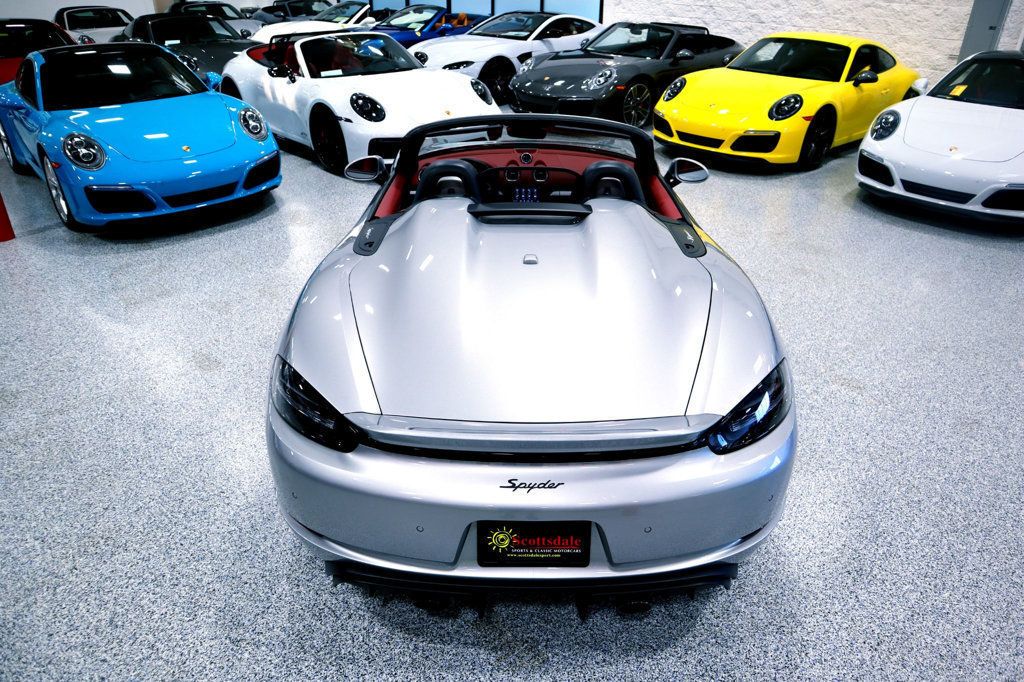 2023 Porsche 718 SPYDER Manual GT SILVER...3,513 Miles...Rare 6sp Manual  - 22783460 - 15