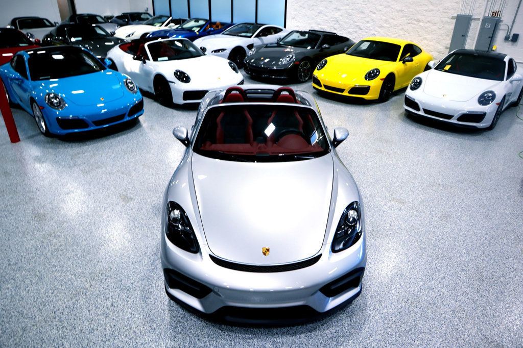 2023 Porsche 718 SPYDER Manual GT SILVER...3,513 Miles...Rare 6sp Manual  - 22783460 - 17