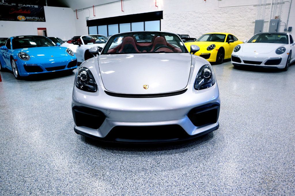 2023 Porsche 718 SPYDER Manual GT SILVER...3,513 Miles...Rare 6sp Manual  - 22783460 - 19