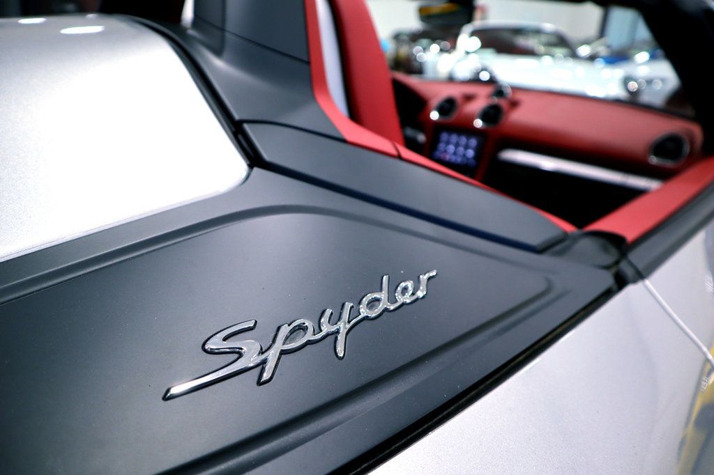 2023 Porsche 718 SPYDER Manual GT SILVER...3,513 Miles...Rare 6sp Manual  - 22783460 - 40