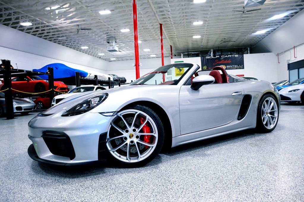 2023 Porsche 718 SPYDER Manual GT SILVER...3,513 Miles...Rare 6sp Manual  - 22783460 - 5