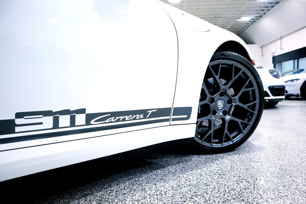 2023 Porsche CARRERA T MANUAL WHITE...2,657 Miles...Loaded Rare 7sp Manual - 22707441 - 9