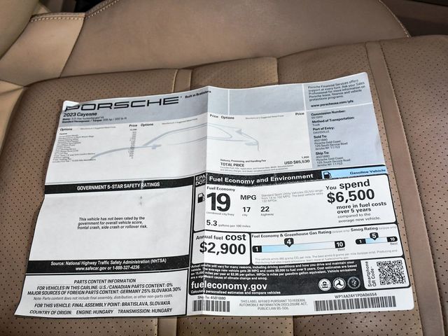 2023 Porsche Cayenne Base - 23038928 - 53