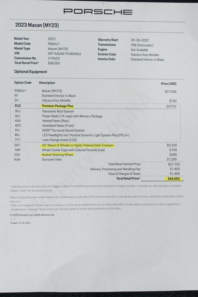 2023 Porsche Macan Base - 22970766 - 50