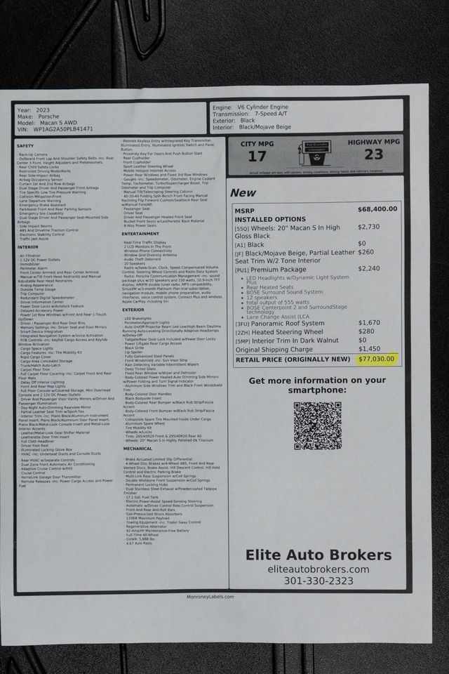 2023 Porsche Macan S AWD - 23086509 - 50