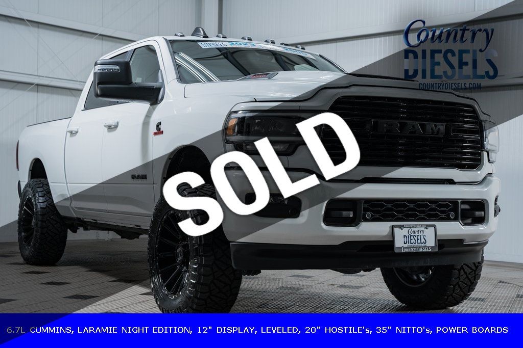 2023 Ram 2500 Laramie Night Edition Leveled - 22718223 - 0