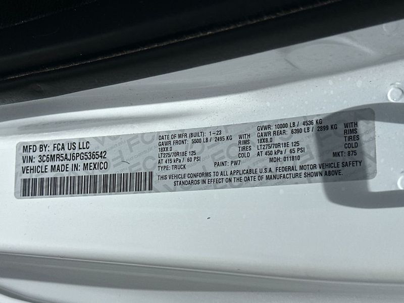 2023 Ram 2500 Tradesman 4x4 Reg Cab 8' Box - 23047254 - 20