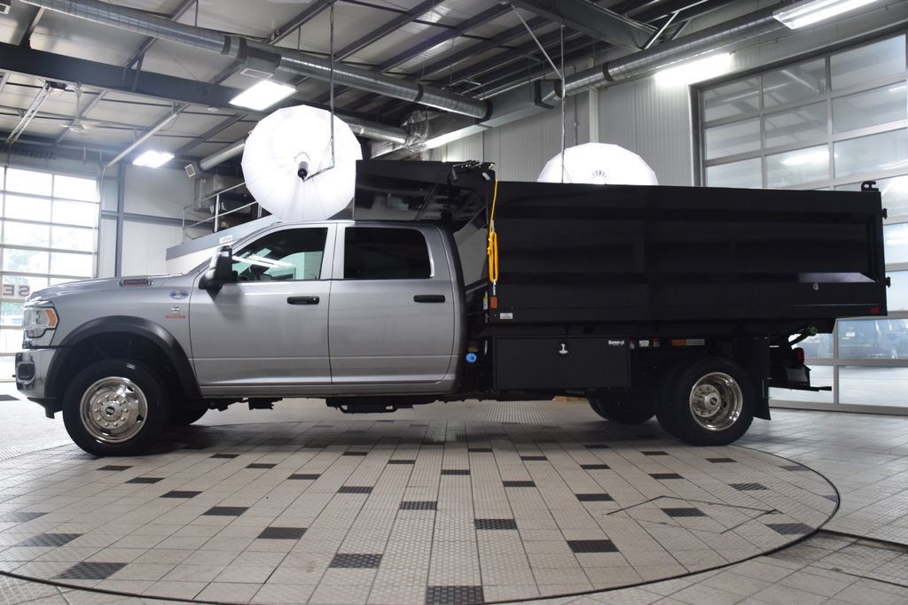 2023 Ram 5500 Chassis Cab 5500 CREW 4X4 * CUMMINS * NEW 12' LANDSCAPE DUMP   - 23018315 - 2