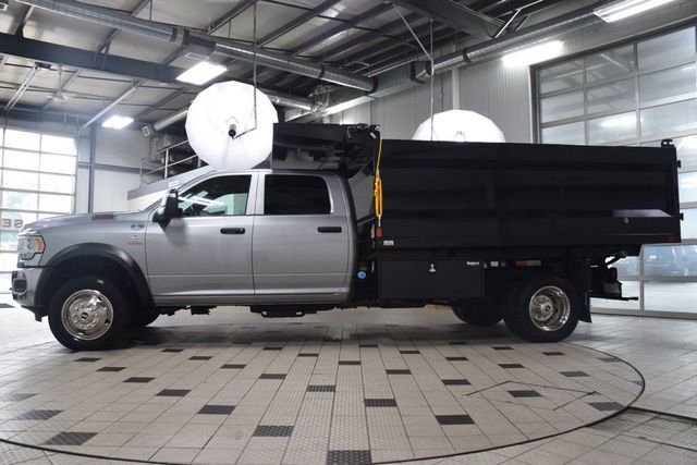 2023 Ram 5500 Chassis Cab 5500 CREW 4X4 * CUMMINS * NEW 12' LANDSCAPE DUMP   - 23018315 - 2