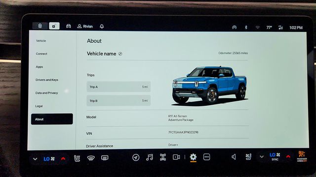 2023 Rivian R1T Adventure Quad-Motor Large Pack w/ 20'' All Terrain Wheels - 23014801 - 14