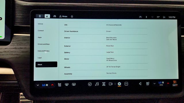 2023 Rivian R1T Adventure Quad-Motor Large Pack w/ 20'' All Terrain Wheels - 23014801 - 16