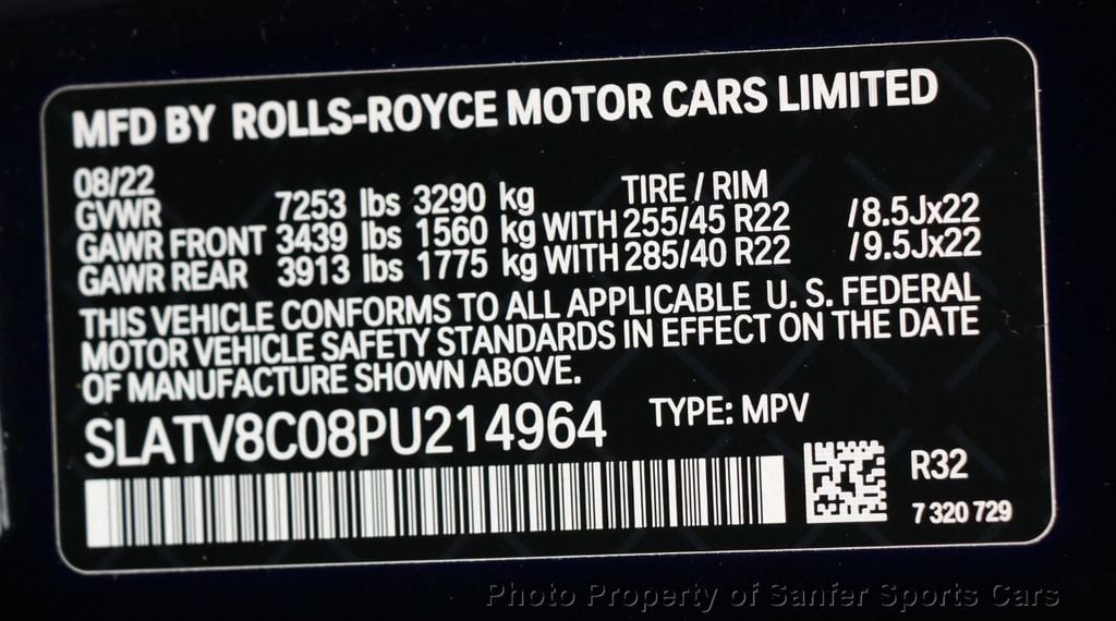 2023 Rolls-Royce Cullinan Black Badge Sport Utility - 22279934 - 47
