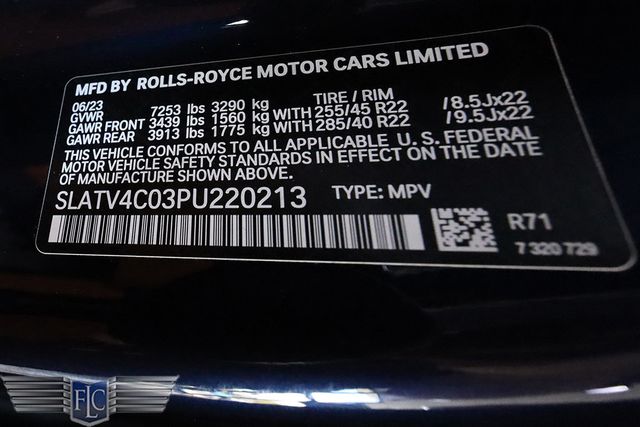 2023 Rolls-Royce Cullinan Sport Utility - 22995243 - 45