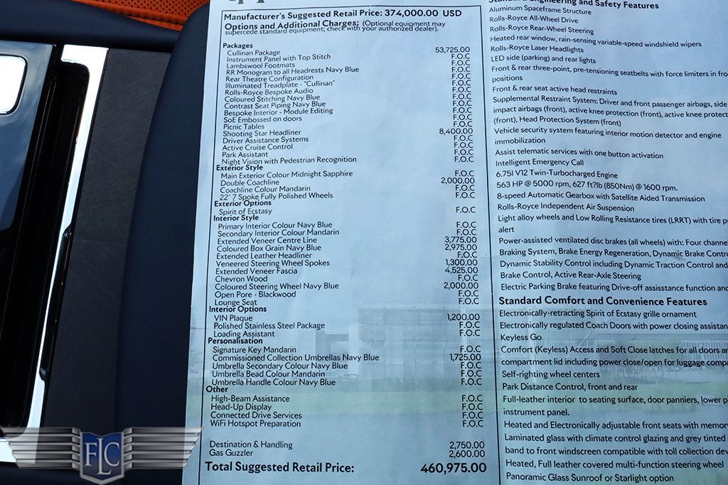 2023 Rolls-Royce Cullinan Sport Utility - 22995243 - 46