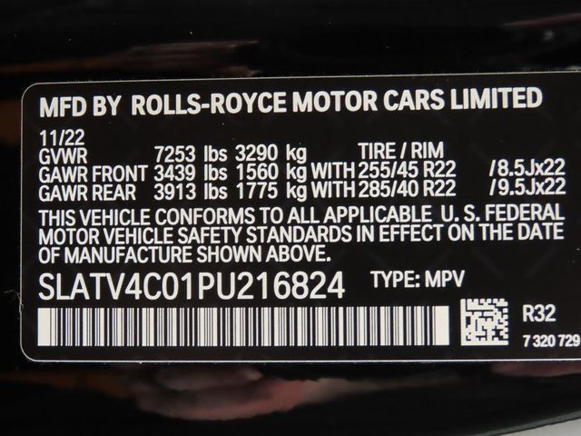 2023 Rolls-Royce Cullinan Sport Utility - 22974083 - 34