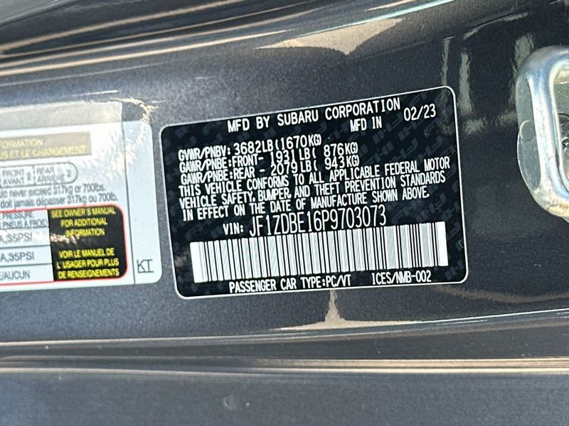 2023 Subaru BRZ Limited Manual - 22944845 - 21