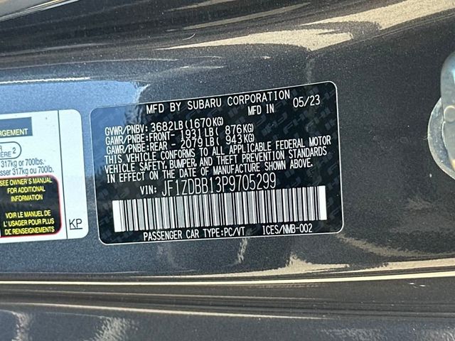 2023 Subaru BRZ Premium Manual - 22916189 - 21