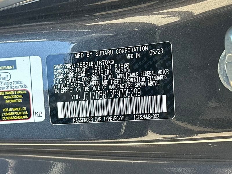 2023 Subaru BRZ Premium Manual - 22916189 - 21